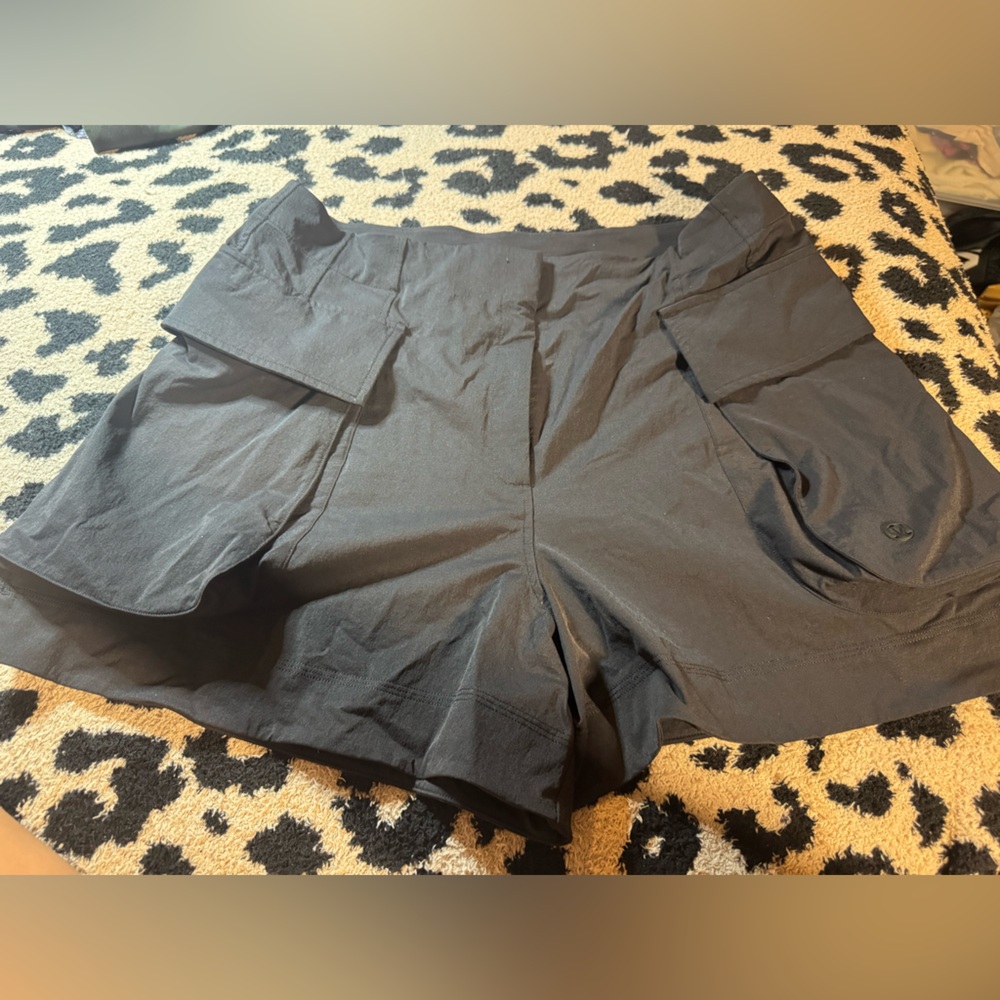 lululemon athletica Black High Waist Shorts